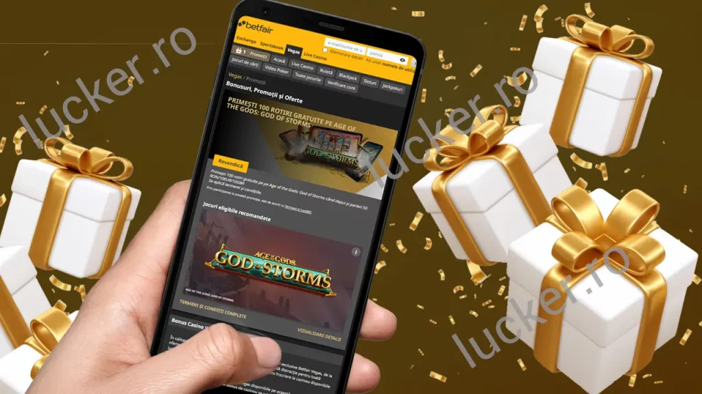 Promoții și bonusuri ale cazinoului Betfair