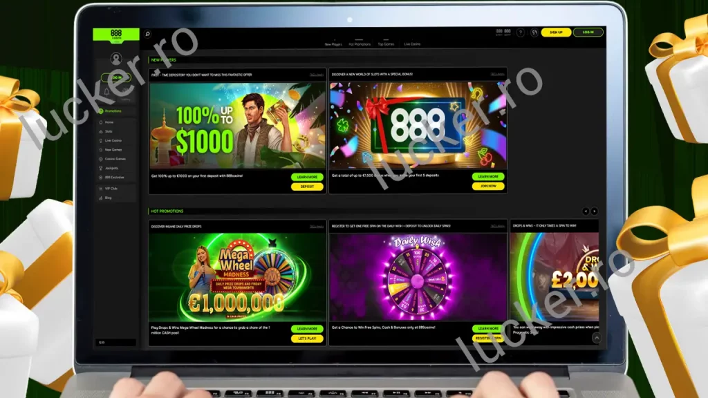 Ce bonusuri oferă 888 casino?